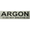 Sticker ARGON (small 17x5 cm)
