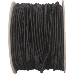 Bungee Cord, 3 mm, black, 1 m