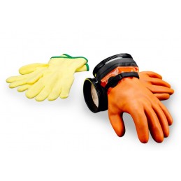 Zip Dry Gloves "Maximum Dexterity" (Orange) & Liners