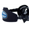 Mask strap cover with Halcyon Logo