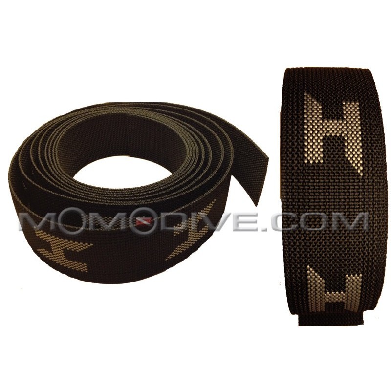 Webbing Replacement for harness Grey, without hardware and crotch-strap