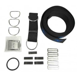 Webbing Replacement for Harness, including hardware and crotch-strap