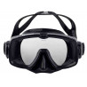 Single lens mask with black frame & skirt