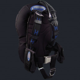 Halcyon Eclipse Deluxe BC System aluminum backplate for single tank diving