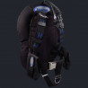 GAV Halcyon Eclipse Deluxe BC System schienalino alluminio per monobombola con ACB non inclusi