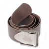 CINTURA GOMMA MARRONE fibbia NYLON