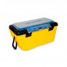 CESTA TROLLEY 90 L GIALLA DOPPIO COPERCHIO