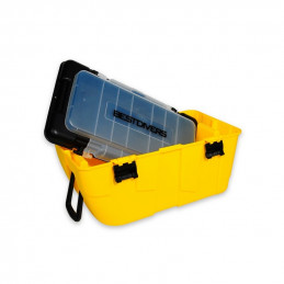 CESTA TROLLEY 90 L GIALLA DOPPIO COPERCHIO