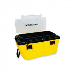 CESTA TROLLEY 90 L GIALLA DOPPIO COPERCHIO