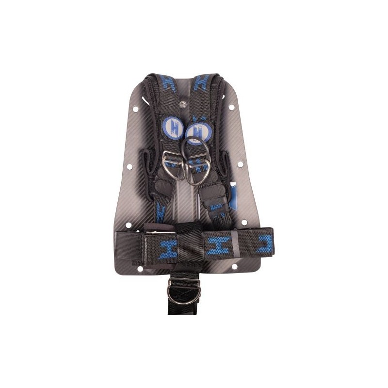 CF backplate with complete Cinch Quick-adjust Harness and Aluminum hardware