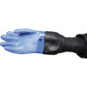 NORDIC BLUE DRY GLOVES WITH LATEX CONICAL WRIST SEAL AND LOOSE INNER LINER