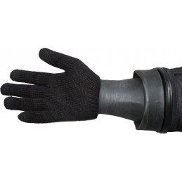NORDIC BLUE DRY GLOVES WITH LATEX CONICAL WRIST SEAL AND LOOSE INNER LINER