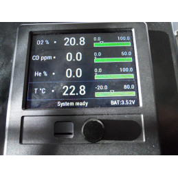 DEOX SUB MULTIGAS OXYGEN, HELIUM, CARBON MONOXIDE OLED DISPLAY