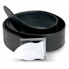 CINTURA GOMMA NERA CON FIBBIA INOX BEST DIVERS