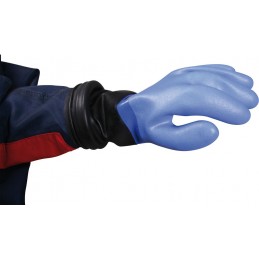 NORDIC BLUE RING SYSTEM COMPLETE SET GLOVES, INNER LINING, RINGS, LATEX SLEEVE COLLAR WITH ROLLED EDGE, O-RINGS