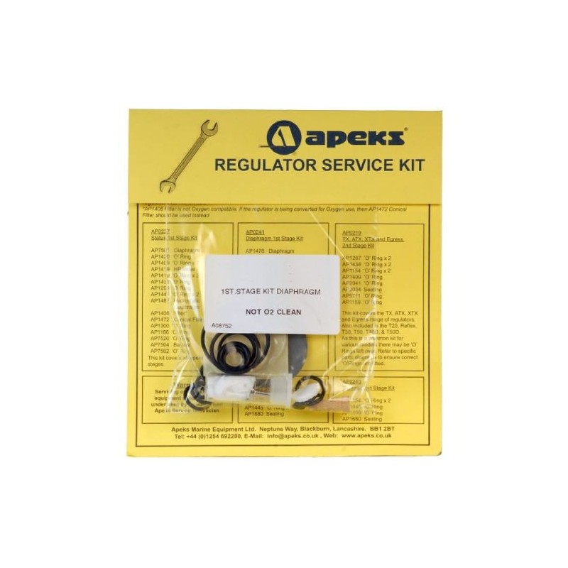 Apeks Service Kit 1st AP0241
