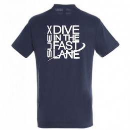 SUEX T-SHIRT BLU ARANCIO