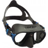 Cressi Calibro Plus black and blue metal freediving mask
