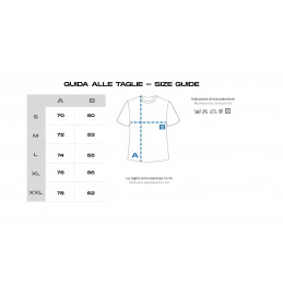 TABELLA MISURE T-SHIRT SUEX