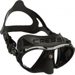 CRESSI ZUES MASK WITH FOG STOP SYSTEM GREY FRAME AND SILICONE