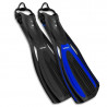 CORTEZ II XS SCUBA OPEN HEEL DIVE FIN BLUE OR BLACK