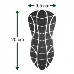 Knee Pad Reinforcement for Neoprene Suit and Fabrics  Heat Welding - Size