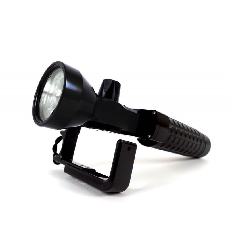 Halcyon Focus 2 HandHeld Nera Torcia Primaria Senza Cavo