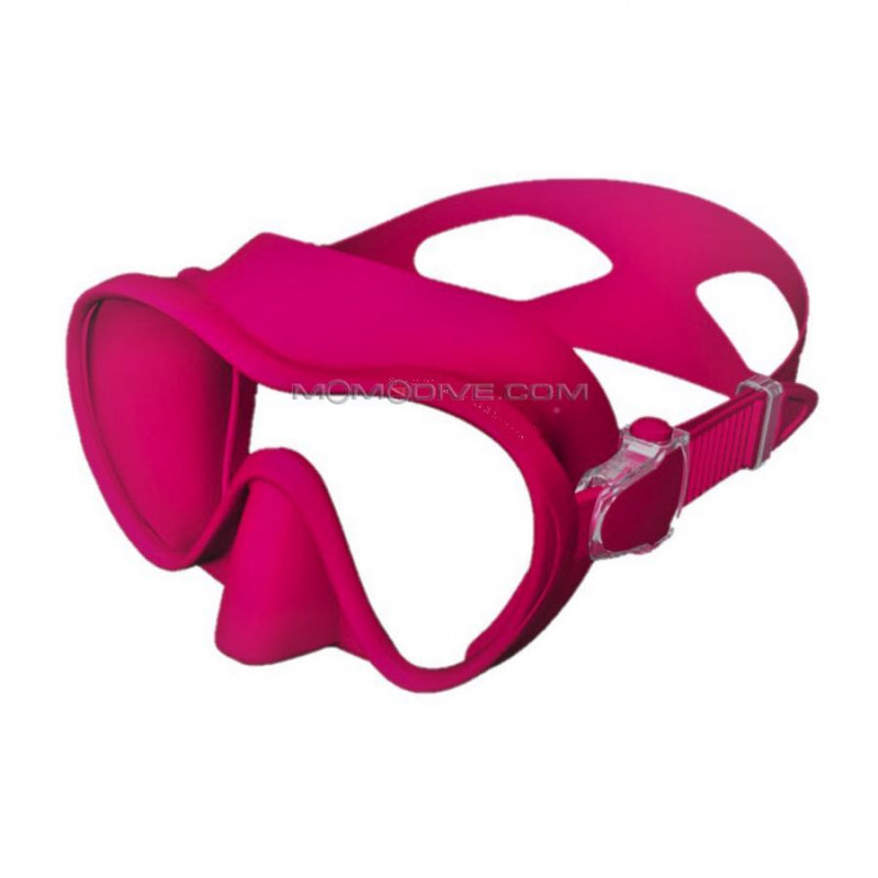 Diving Mask Frameless Low Profile Pink