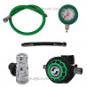 KIT EROGATORE PER STAGE SCUBATEC VERDE PER OSSIGENO