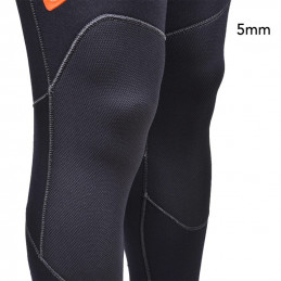 Muta Umida 5 mm Optima Beuchat - Ginocchia con Protezione
