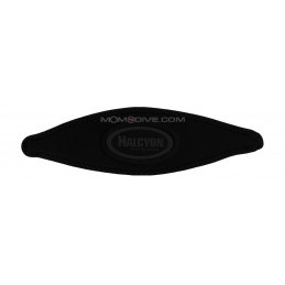 Halcyon fascia maschera Slap-Strap TM Logo Nero