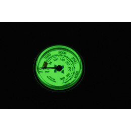 MANOMETRO HALCYON STAGE DUAL 45mm SPG 0 - 350 bar (Swivel Inluso - Senza Frusta HP)