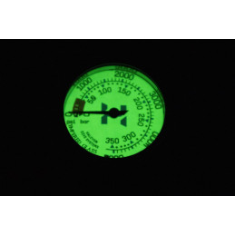 MANOMETRO HALCYON MASTER DUAL 63mm SPG 0 - 350 bar (Swivel Inluso - Senza Frusta HP)