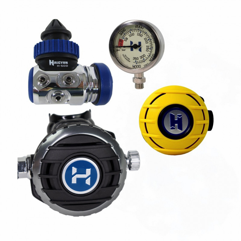 Halcyon H-50D Recreational Regulator Set - Full Package