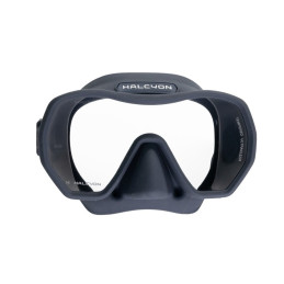Maschera Halcyon Omnis Grigia Vista Frontale