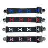 Halcyon elastic mask straps for Omnis mask flat layout