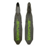 Coppia pinne Salvimar Speeder HD verde militare per apnea e pesca subacquea