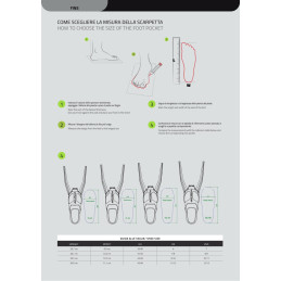 Salvimar Speeder HD how to choose the size of the foot pocket