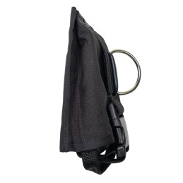 Left Halcyon ACB weight pocket profile with stainless steel SPG D-ring