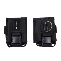 Halcyon ACB weight pockets for recreational and travel diving backplate systems
