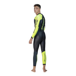 Salvimar Swimrise men’s 2mm wetsuit for open water swimming and triathlon rear view