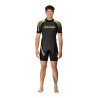 Salvimar Surfshell Shorty Uomo 2 mm Back Zip muta corta da nuoto e acque libere vista frontale