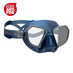 Maschera Salvimar Noah Anti Fog Blu Grigio per apnea e pesca subacquea con trattamento antiappannamento