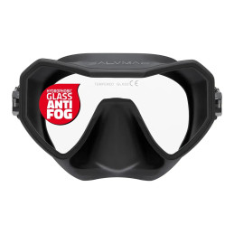 Salvimar Neo Anti Fog maschera apnea monolente colore nero vista frontale