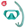Salvimar Neo Anti Fog Combo with Bite Air snorkel for snorkeling in Aquamarine