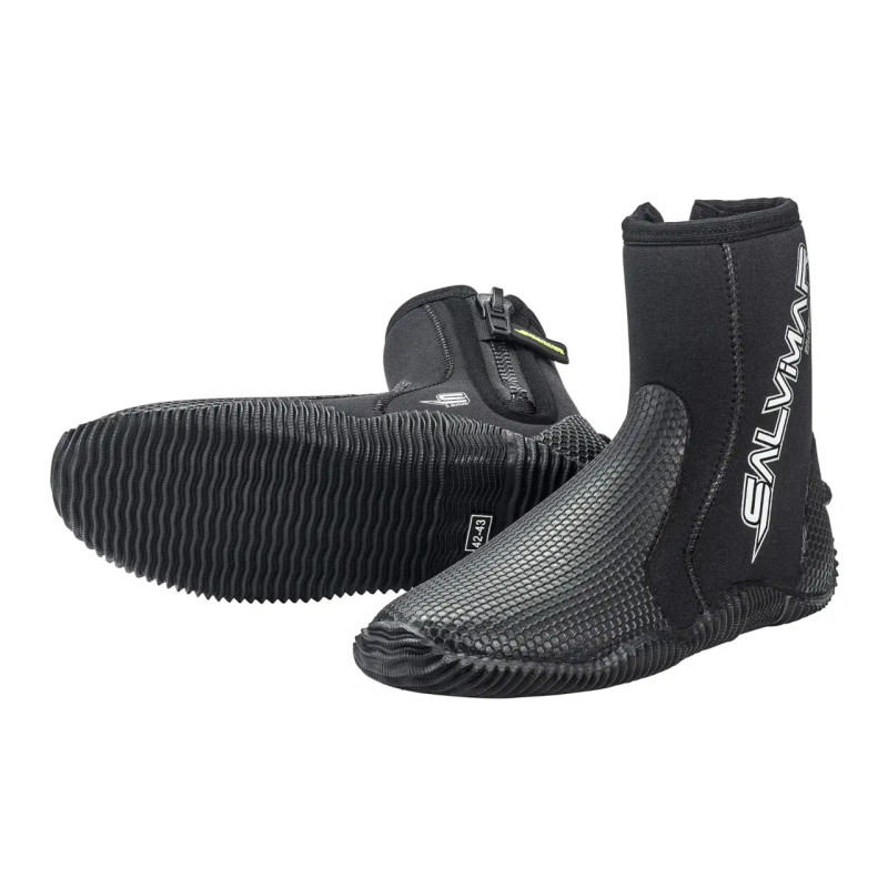 Salvimar Marina 5 mm diving boots with rigid anti-slip sole and side zipper
