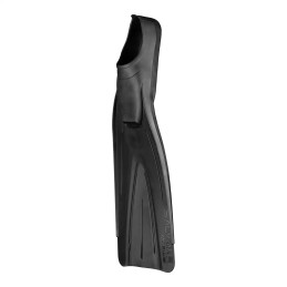 Salvimar Nobilis Black full foot snorkeling fin side view