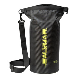 Salvimar 10 litre black waterproof dry bag with adjustable shoulder strap