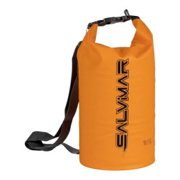Salvimar 10 litre orange waterproof dry bag with shoulder strap
