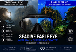 SeaDive Eagle Eye RayBlocker HD: cosa cambia davvero sott’acqua?